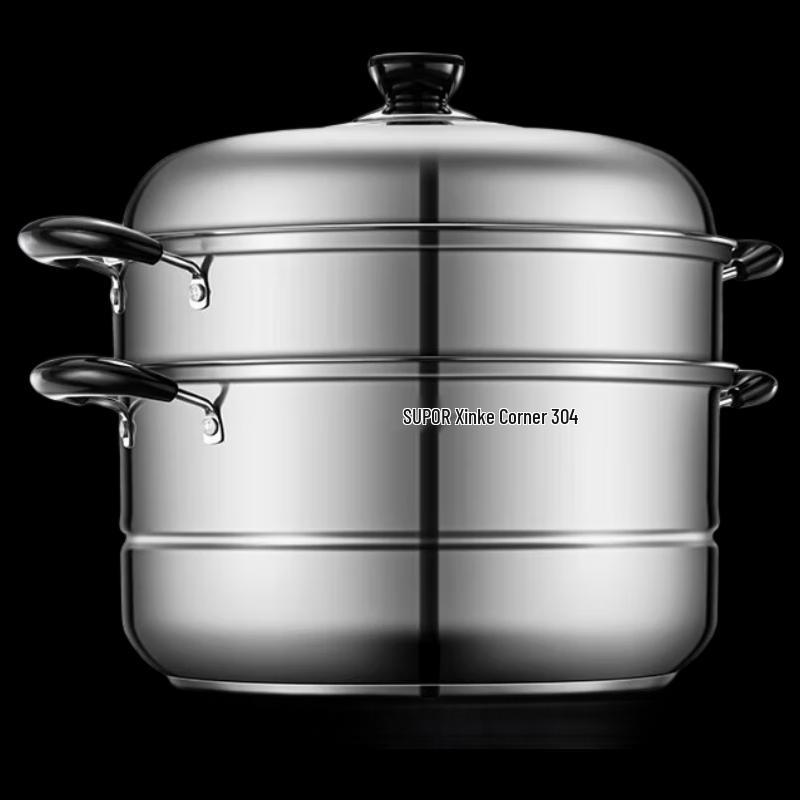 Supor SZ32B5 304 Stainless Steel Double Layer Steamer