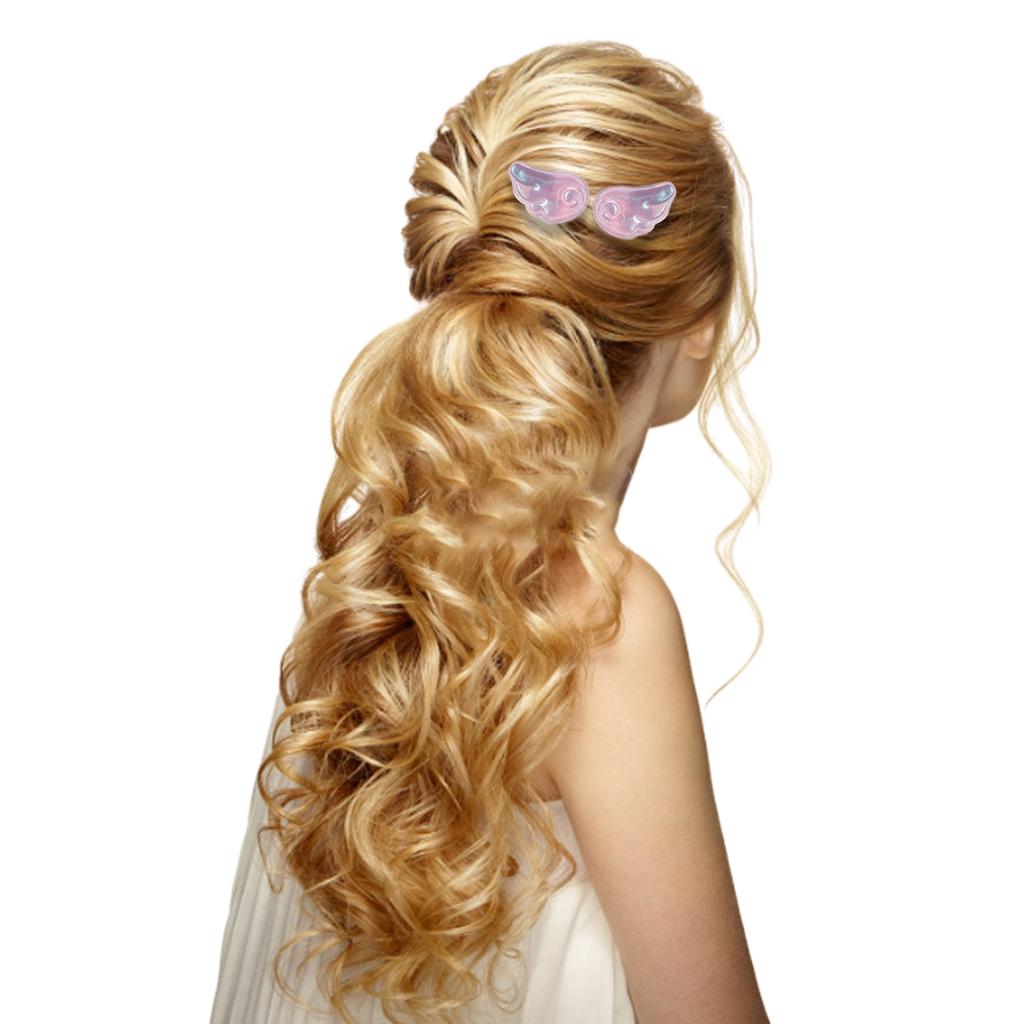 Cute Angel Bangs Hair Pins Women Kid Hairgrip Headdress Nacreous Barrettes Accessories Sweet Y2K Girls Bangs Clip