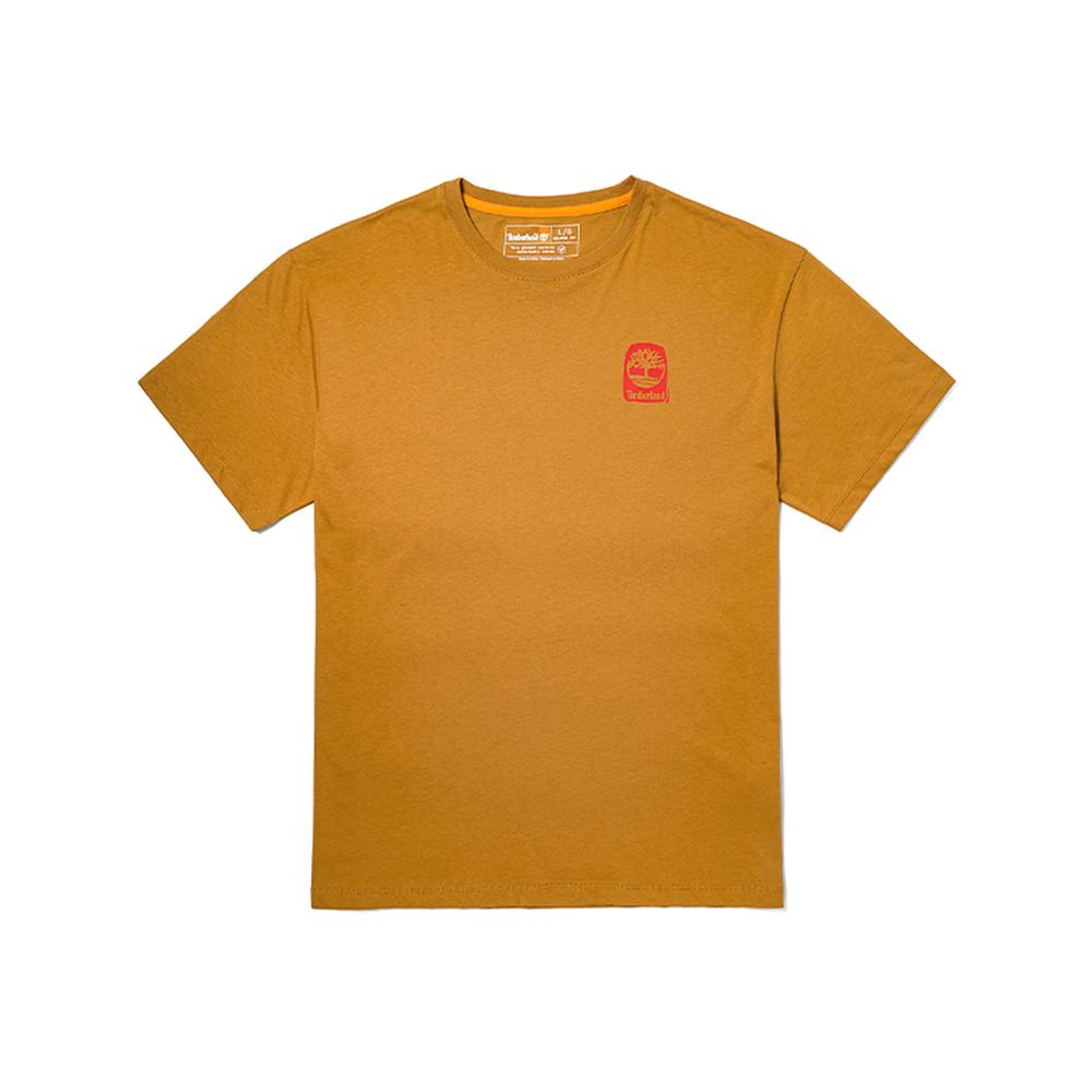 TIMBERLAND Men'S Bag Graphic Short Sleeve T-Shirt Wheat Brown_Tb0A6Ckap471