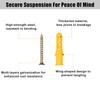 Plastic Wall Anchors and Screws Assortment Kit 230PCS, 115 Plastic Drywall Anchors and 115 Philips Flat Head Screws, 5 Sizes Galvanized Screws
