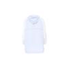 Adidas Neo Solid Color Drawstring Hooded Zip Jacket Women Jacket White IK3417