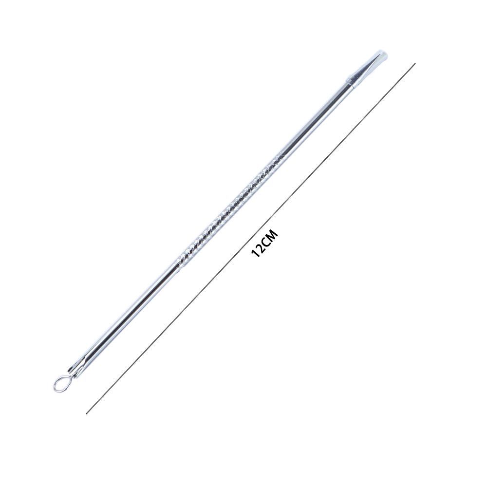 12 Cm Face Skin Care Beauty Tool Stainless Steel Acne Blemish Extractor Pimples Comedone Blackhead Remover
