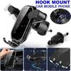 Supporto Universale per Cellulare da Auto a Gravità per Seat Leon Ibiza Alhambra Exeo Altea Arona Ateca Mii Clip per Bocchetta d'Aria Accessori di Montaggio