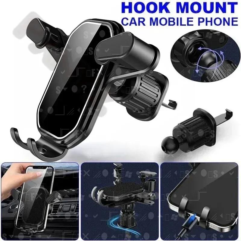 Supporto Universale per Cellulare da Auto a Gravità per Seat Leon Ibiza Alhambra Exeo Altea Arona Ateca Mii Clip per Bocchetta d'Aria Accessori di Montaggio
