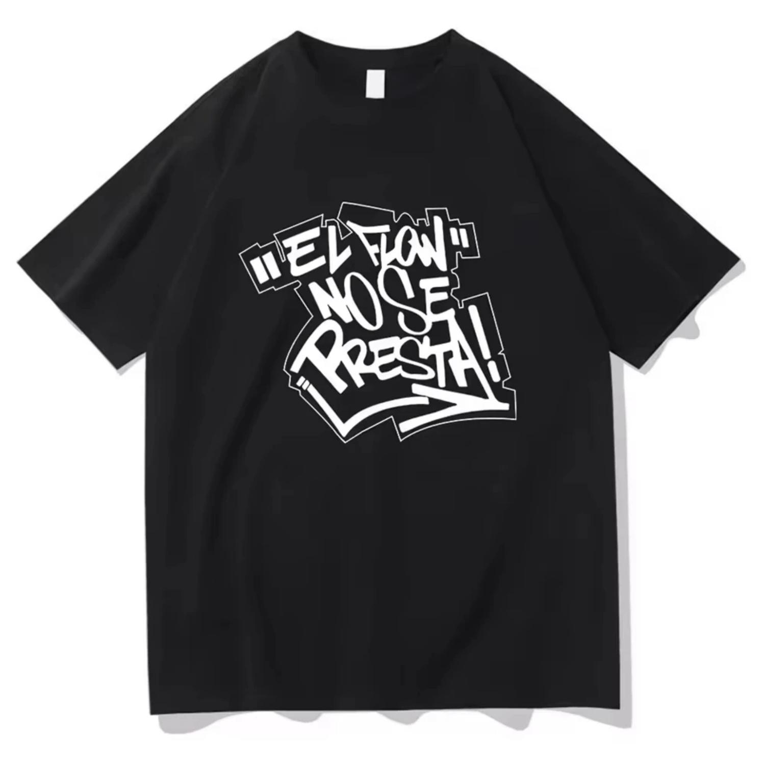 

Mens Clothing Short Sleeve Round Neck Men T-Shirt New in Top & Tees Tee Shirt Homme Nicki Nicole EL FLOW NO SE PRESTA Tshirt S разноцветный