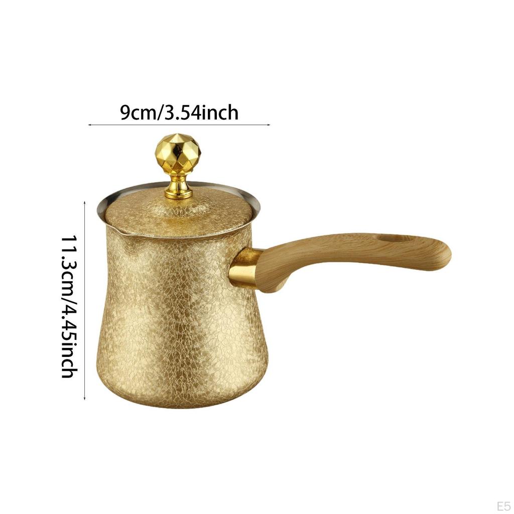 Coffee Pot Butter Milk Warmer Jug Chocolate Melting Teapot for Home Restaurant Office