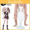 Oszałamiający peruka Cosplay Junko Enoshima z Danganronpa z uroczymi spinkami do włosów z misiem i królikiem