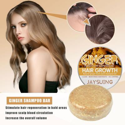 60g Ginger Hair Growth Shampoo Soap Anti Hair Loss Repair Damaged Hair Moisturizing Hair Care Soap