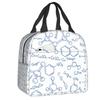 Science Chemistry Pattern Portable Lunch Box for Chemical Lab Tech Thermal Cooler Food Insulated Lunch Bag Kids School Children