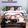 3pcs KPop Demon Hunters47 Cover Set - Personalized Name, HD Printed Bedding with 1 Cover and 2 Pillowcases - Perfect for Home Decor, Easy Care