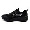 Li Ning Sports Comfortable Versatile Lightweight Shock Absorption Low Top Casual Running Shoes Men sneaker Black ARSV059-3