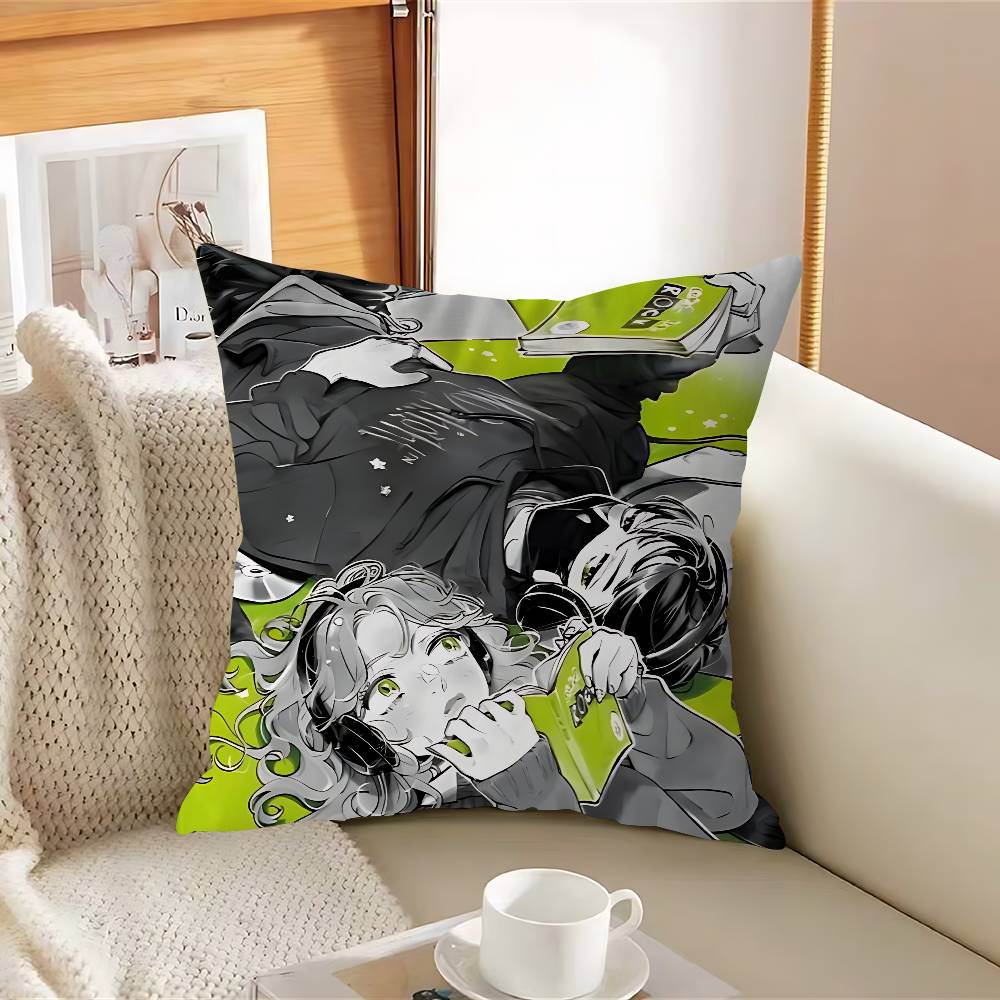 Anime A-Aya Oosawa Koga MitsukiS Kissenbezug Abnehmbar Waschbar Kissenbezug – Ganzjahresweiches Leinen