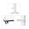 Beauty Rolling Cart with Handle 3 Tier White Beauty Storage Stand Beauty Salon Trolley SPA Beauty Machine Holder Organizer