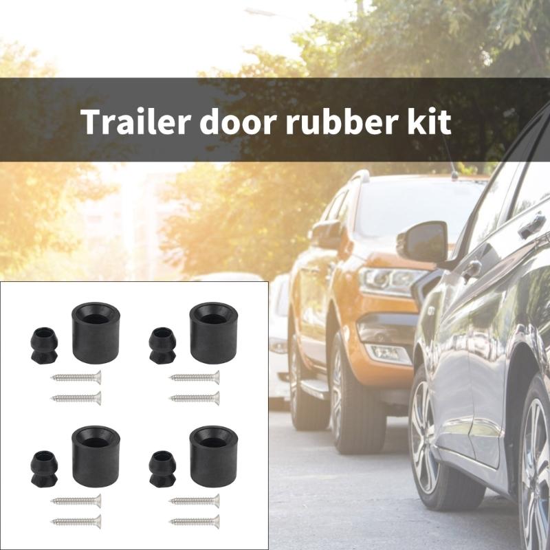 Set Of 4 Utility Trailer Door Holders Fade Resistant Window Bumpers Horse Trailer Accessories Door Holder for Boats