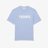 [lacoste] Men's Tennis Lettering Graphic Short Sleeve T-Shirt TH1578-56GAEY