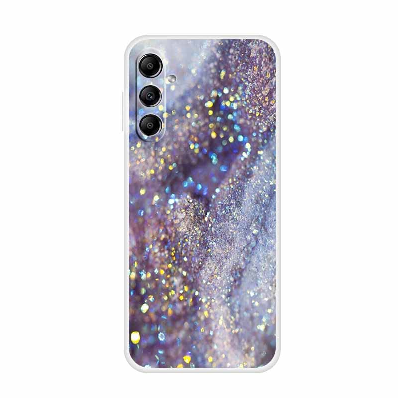 For Samsung Galaxy A14 A34 A54 5G Marble Soft Case Silicone TPU Phone Back Cover Coque for Samsung A 54 34 14 4G Cartoon Fundas