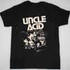 T-shirt a maniche corte nera Uncle Acid & The Deadbeats tutte le taglie AC1013