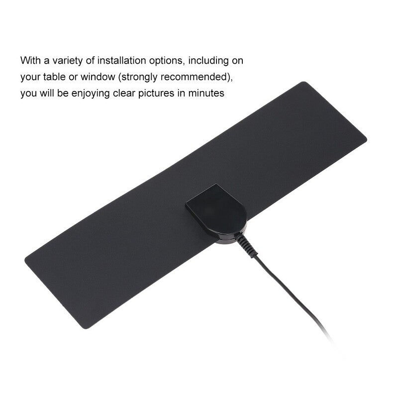 Antennas Indoor Hdtv Antenna Digital Tv Flat Panel Uhf Fm Signal Receiver