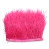 2M Ostrich Feather Cloth Edge 8-10 Cm Cuffs Clothing Skirt Decorative Accessories Color Ostrich Feather Cloth With Feathers