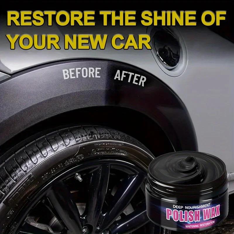 Universal Leather and Plastic Repair Polishing Wax - Automotive Interior Reconditioning Cream