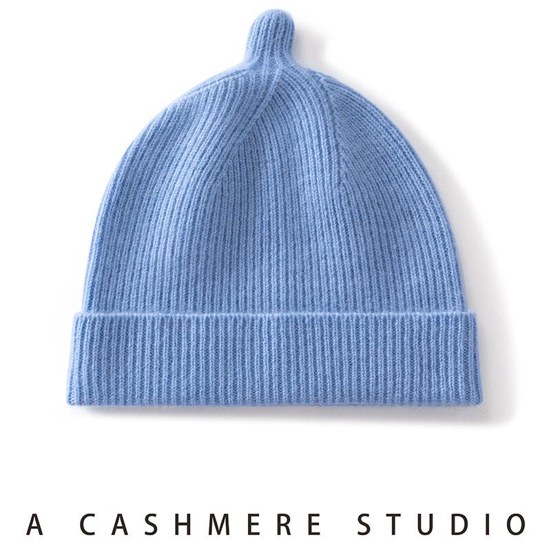 Kids' Korean-Style Cashmere Knit Hat - Warm, Cute, and Adorable for Boys and Girls.