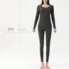 German Velvet Heating and Thermal Underwear Women's 2025 New Autumn and Winter Velvet Cashmere Silk Bottoming Long Johns Set