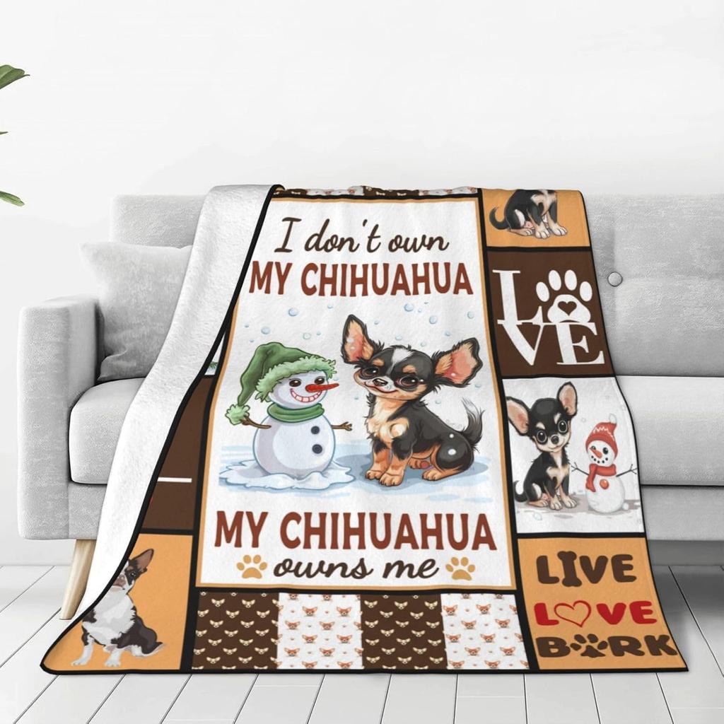 Snow Leopard Blanket with Three Wild Cats in Snowstorm Design for Cozy Living Room Decor AnimalPrintThrow Gift for Nature Lover