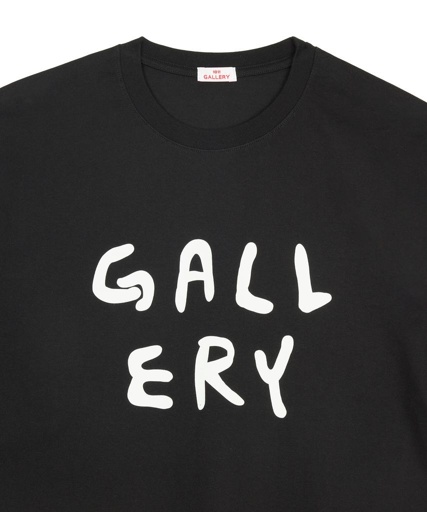 1011 GALLERY Gallery Logo T-Shirts - Black