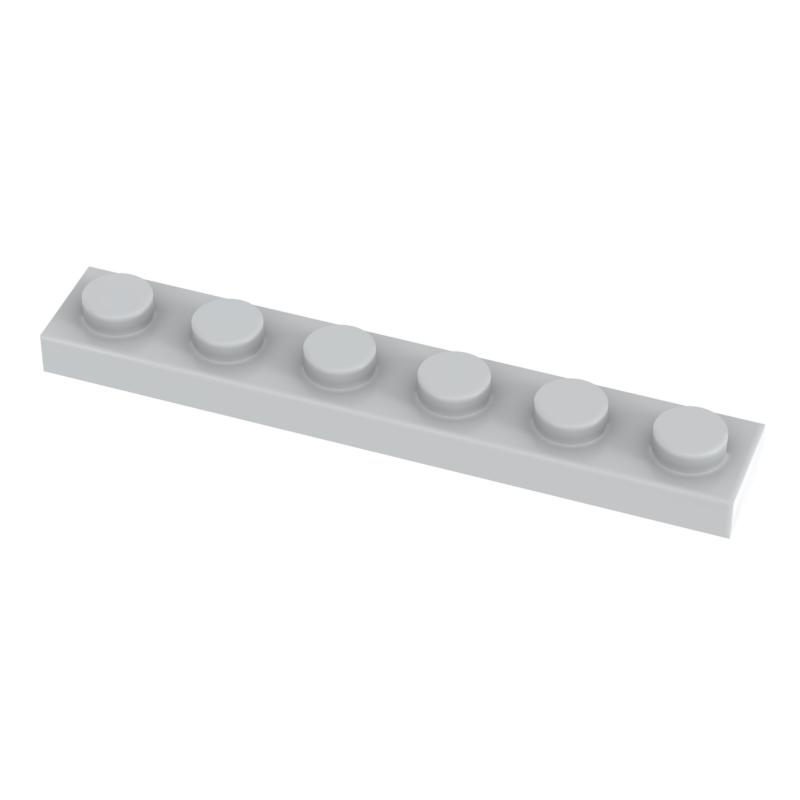 [Funbrick] 50&100&200PCS Plate 1x6 3666 Compatible with Famous Brand Building Block Classic Building Blcok Toys MOC DIY