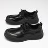 Spring New Designer Business Casual Shoes for Men Black Genuine Leather Shoes Male British Style Soft Sole Fashion Shoe Man