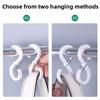 For Kitchen Transparent White S-Hooks Transparent S-shaped Hooks For Home Transparent Plastic Clear Plastic Finish