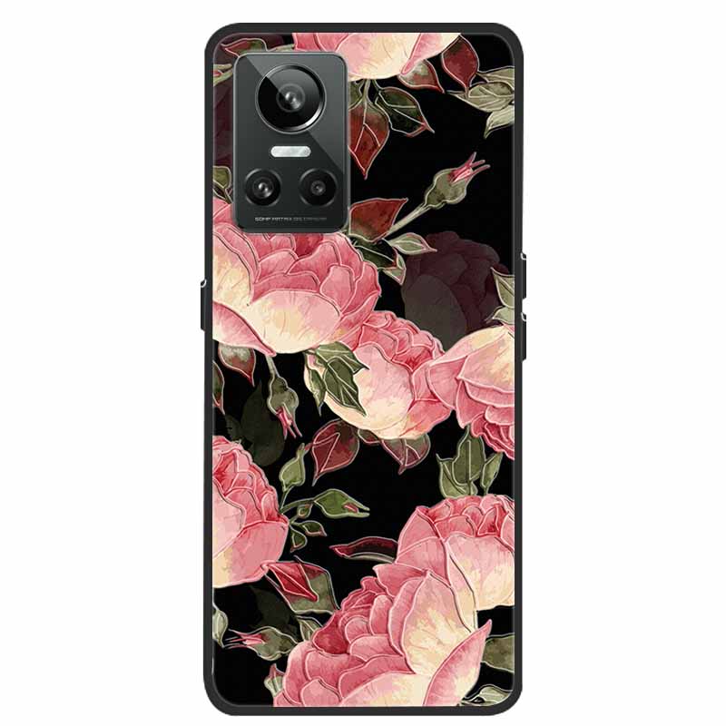 For Realme GT Neo3 5G Case 3D Flower Emboss Soft Silicone Phone Back Cover Case For OPPO Realme GT Neo2 Neo 3 Coque for Bumper