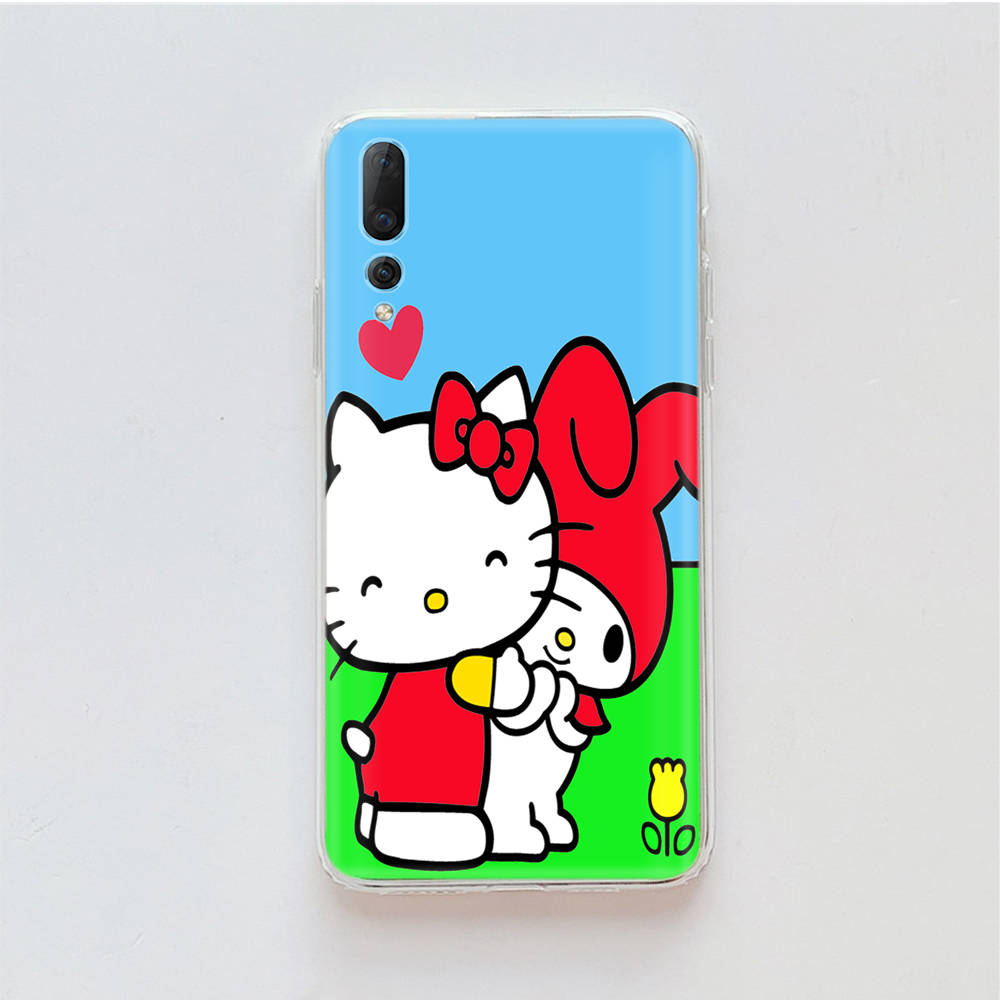 Transparente Hülle für Samsung A04 A14 A23 M33 M53 Realme 10 9 C35 C55 VIVO X80 Infinix Hot 30 Note 11 Tecno Spark 8P Pro L-13 Niedlich My Melody