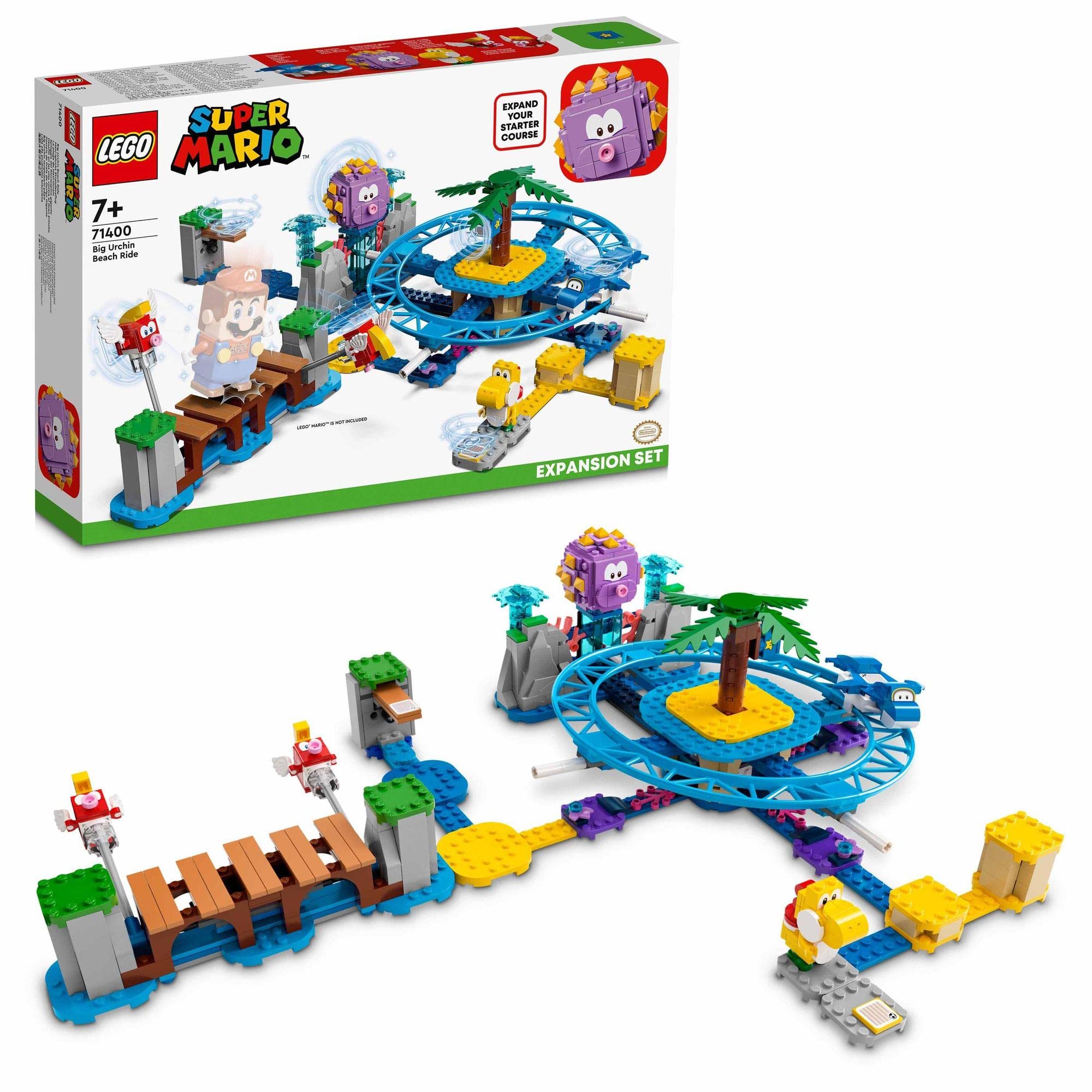 

LEGO Super Mario: Big Urchin and Lifton s Surf Challenge 71400, Toy, Building Blocks, Gift, Video Game, Boys and Girls, Ages 7 and Up