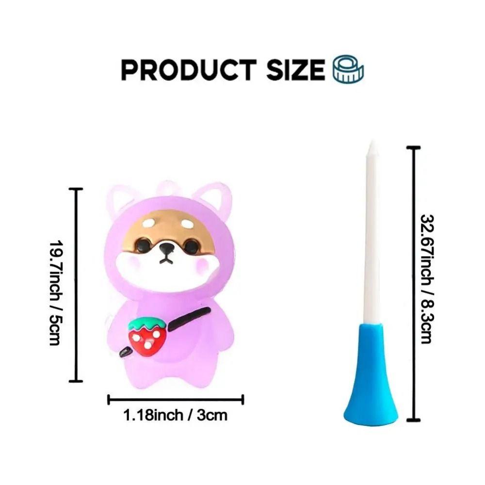 8.3cm Golf Rubber Tees Flashing Light Golf Novelty Shape Tees Golf Tee  Golf Enthusiasts