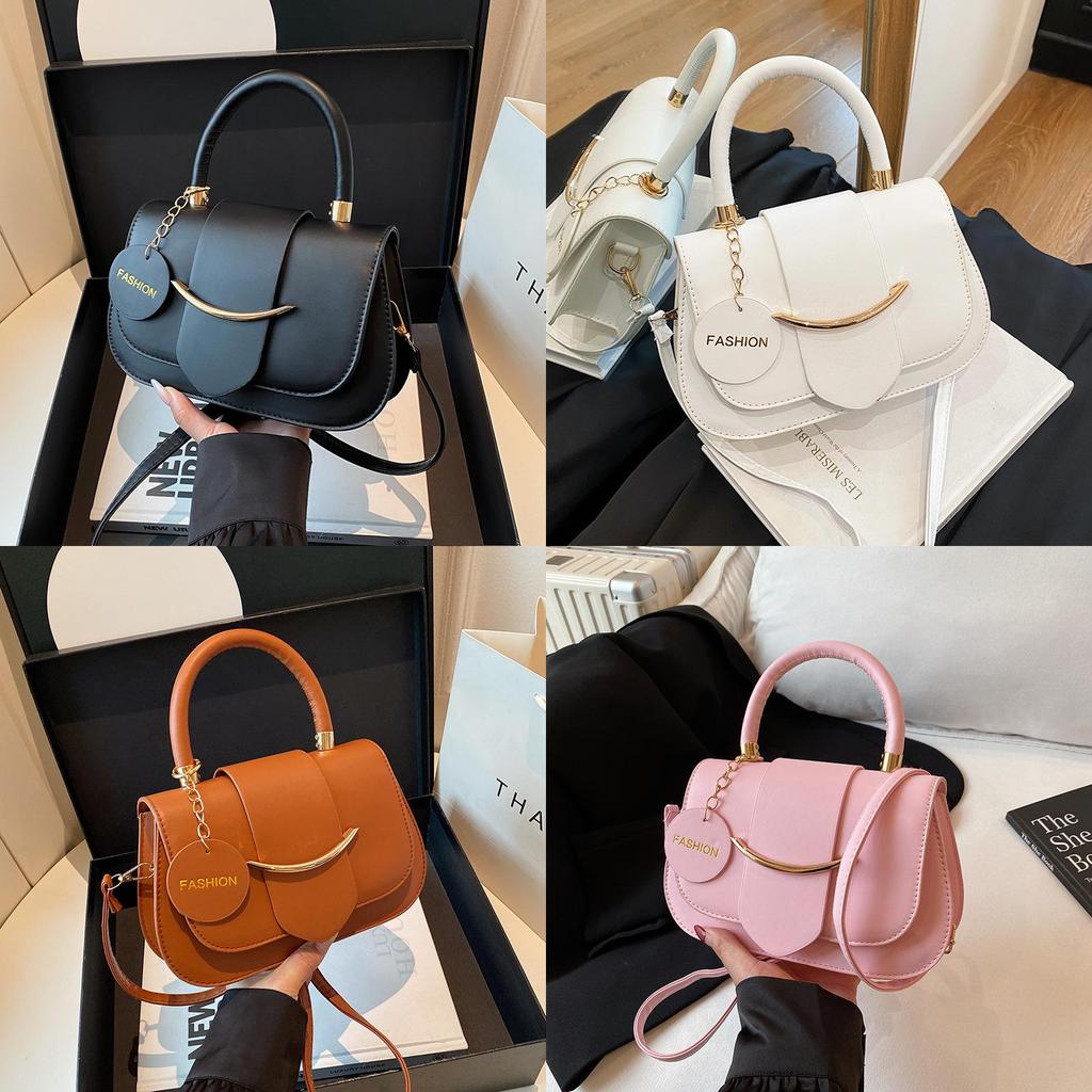 Street Style Small Pu Crossbody Bag With Crocodile Texture For Daily Use