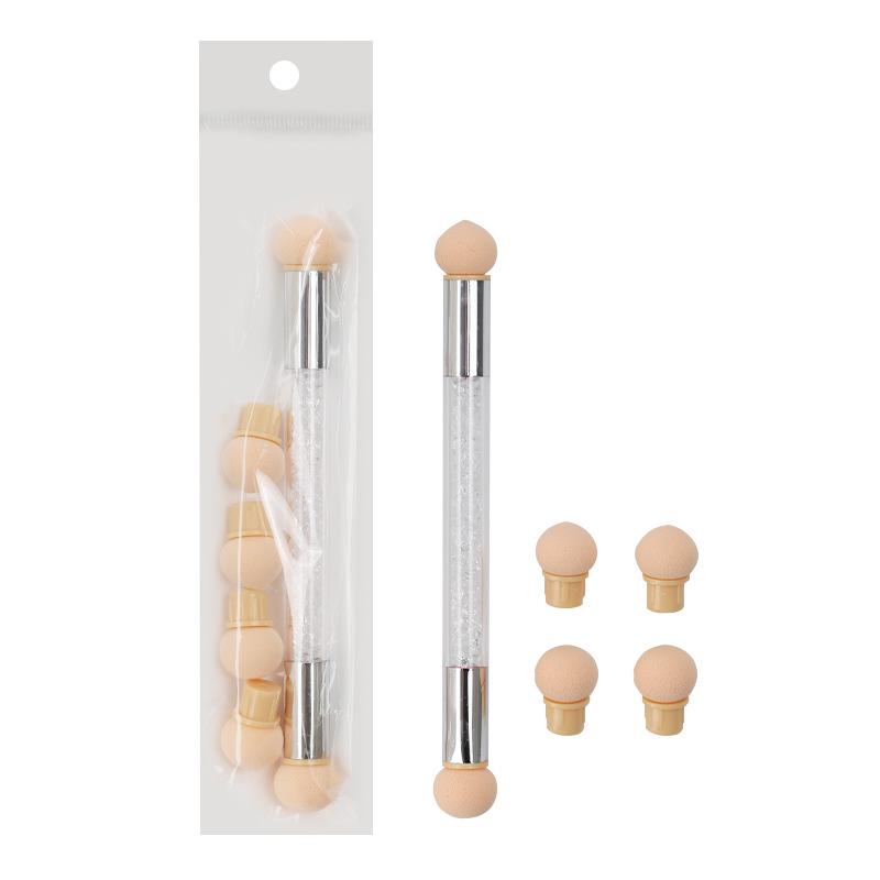 Double-Ended Gradient Sponge Nail Art Pen Set