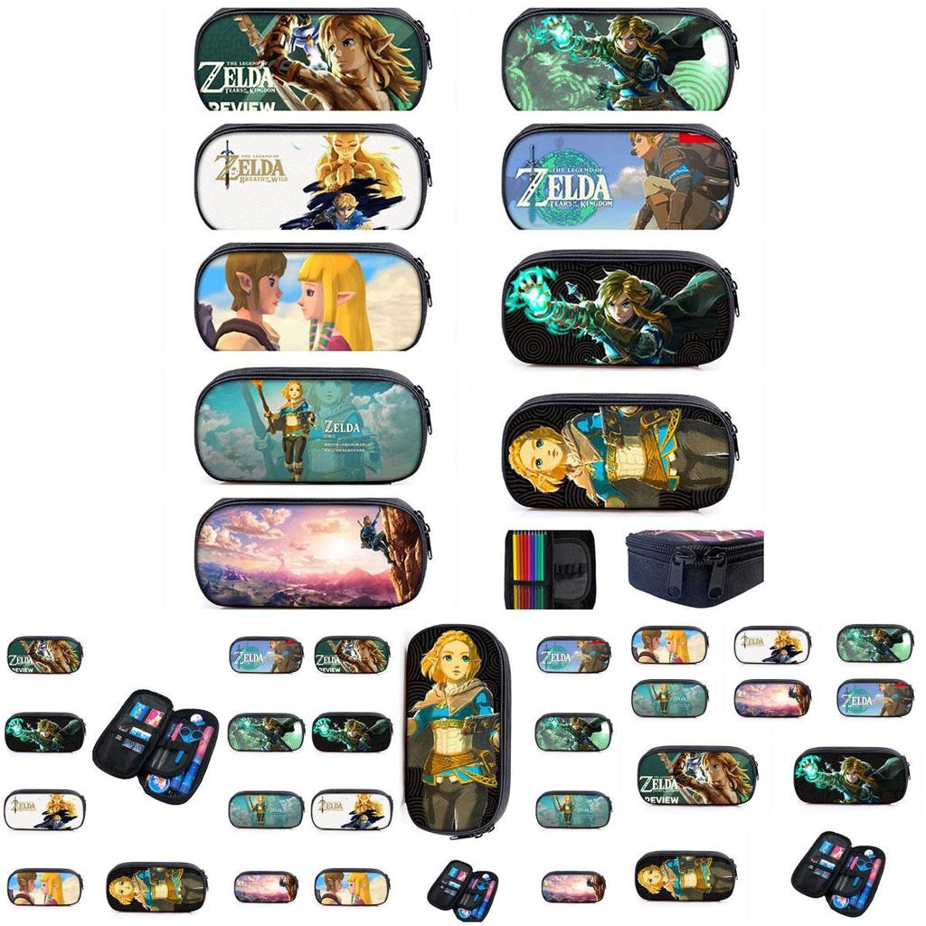 Legend Of Zelda Kingdom Tears Cartoon Pencil Case Durable And Breathable Polyester Material