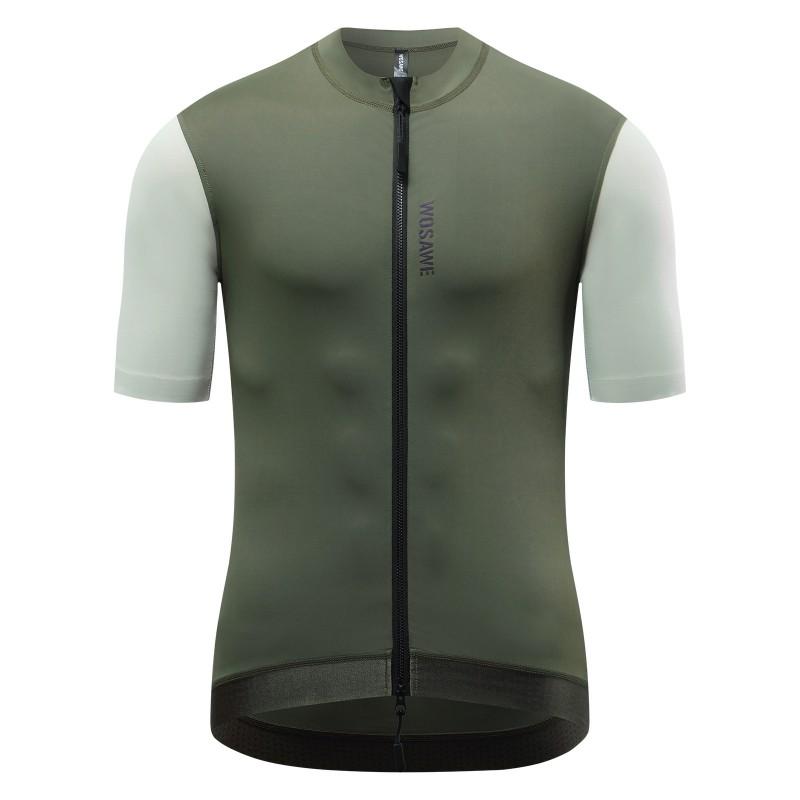 Mens Cycling Jersey Short Sleeve Quick Dry Breathable Bike Riding Top Road