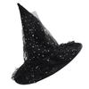 Star Tulle Witch Hat Halloween Costume Accessory for Halloween Party Lace Sheer Headwear for Masquerade