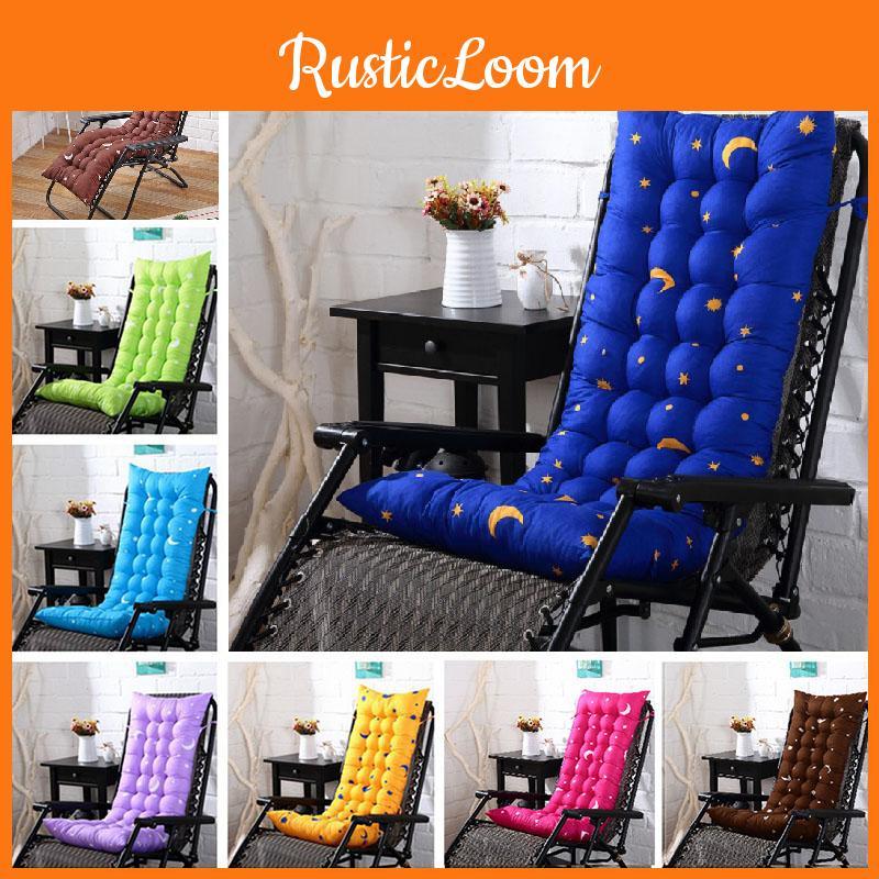 Soft And Comfortable Patio Lounger Cushion For High Back Recliner Benches