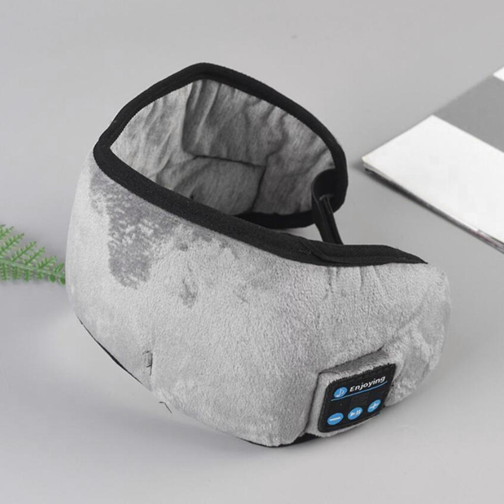 Magamiskõrvaklapid 3D-silmamask, Bluetooth 5.0 juhtmevaba muusikavarju kate õhukeste HD-kõlaritega, mida saab reguleerida meestele, naistele, kes magavad