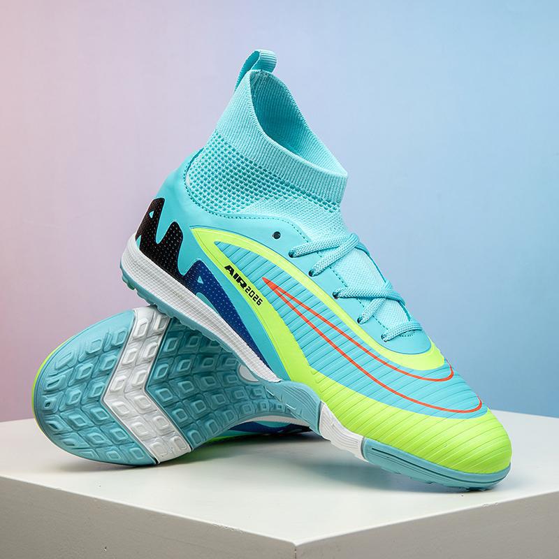 2025 Cross Football Shoes - Unisex Long Spikes for Artificial Turf, Perfect for Students and Teens in Training and Sports