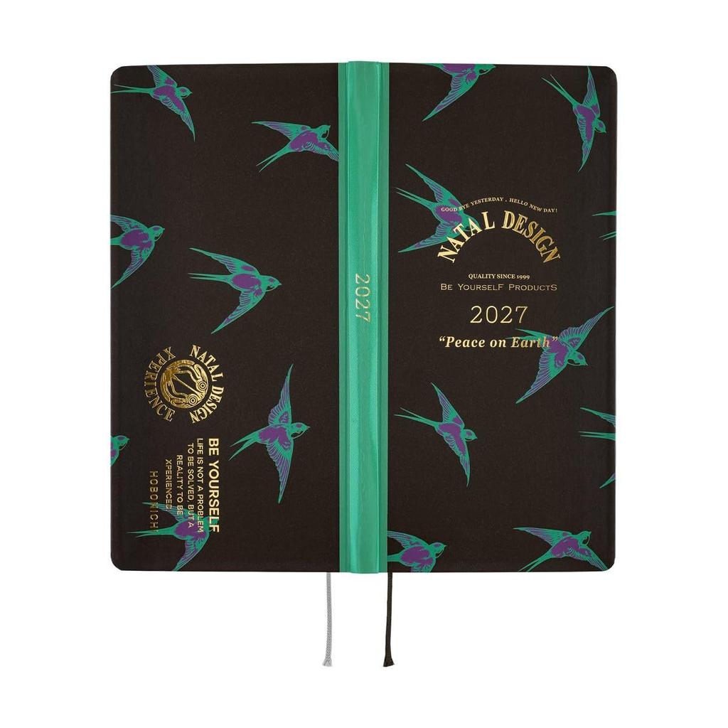 Hobonichi Techo 2027 Weeks Natal Ontwerp Gelukkige Zwaluw Slimme Wekelijkse Planner Januari Start Maandag Start