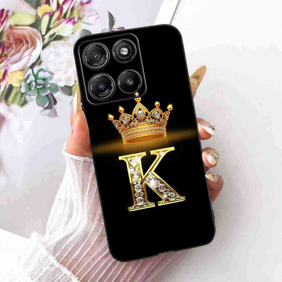 For Motorola Moto G67 Power Case Couple 26 Letters Cover Soft Silicone Phone Cases For Moto G 67 G67 Power Bumper