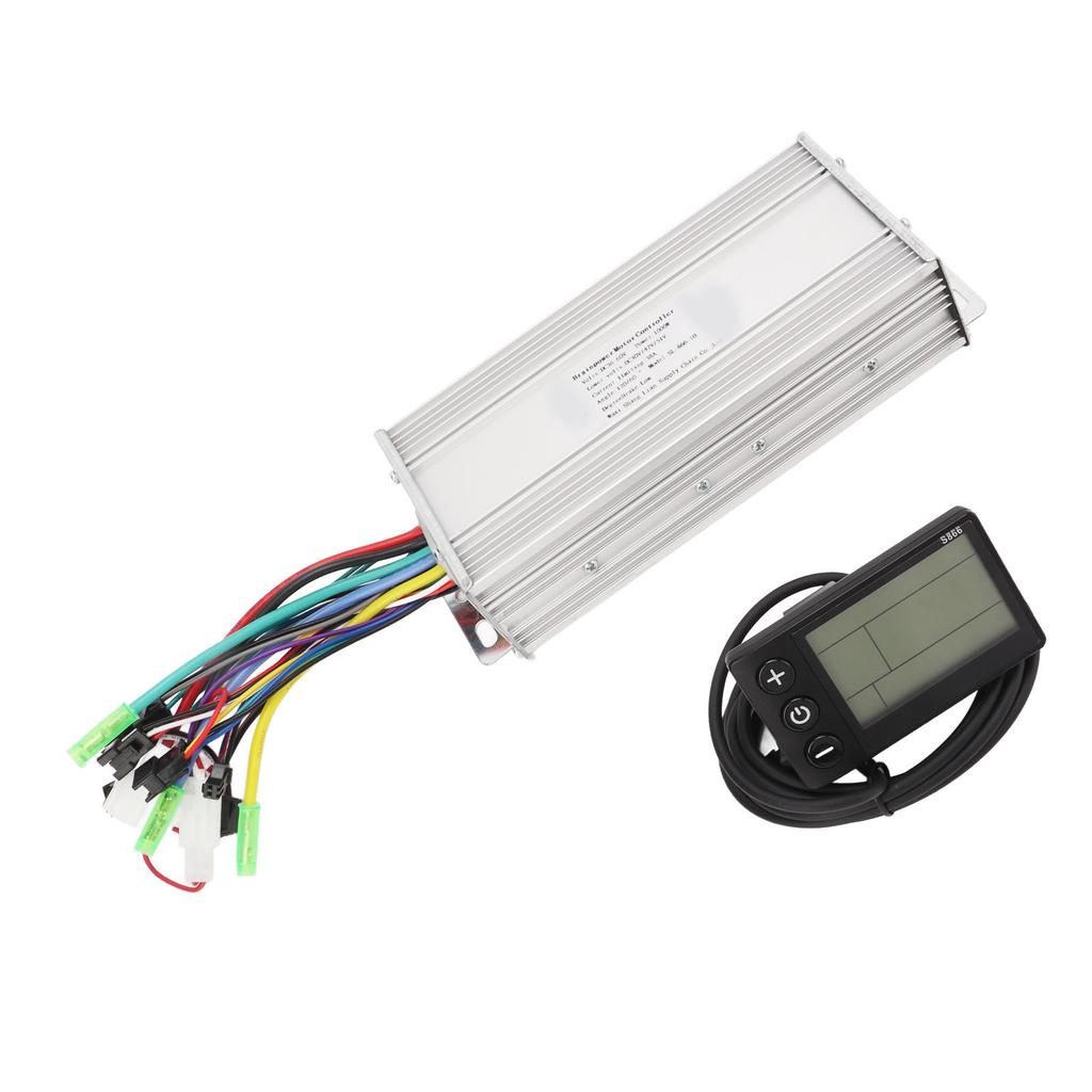 1000W Brushless Motor Intelligent Controller Waterptoof LCD Meter 36‑60V Aluminum Alloy Electric Bike Controller Kit