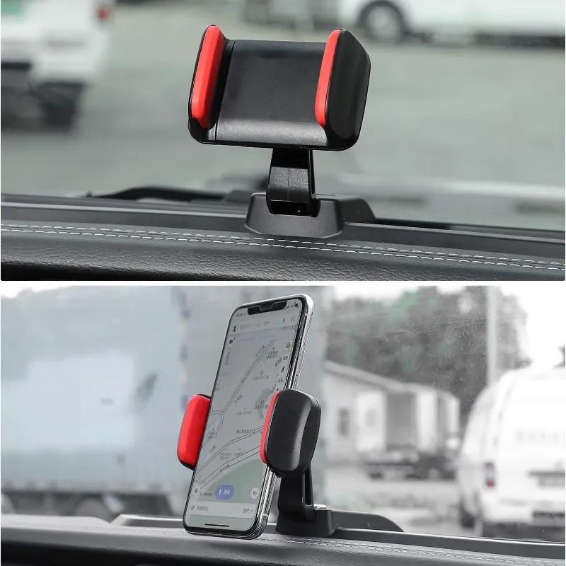Car Dashboard Organizer Box Phone Clamp Stand Bracket Holder Storage Tray For JEEP WRANGLER JL Gladiator JT 2018+