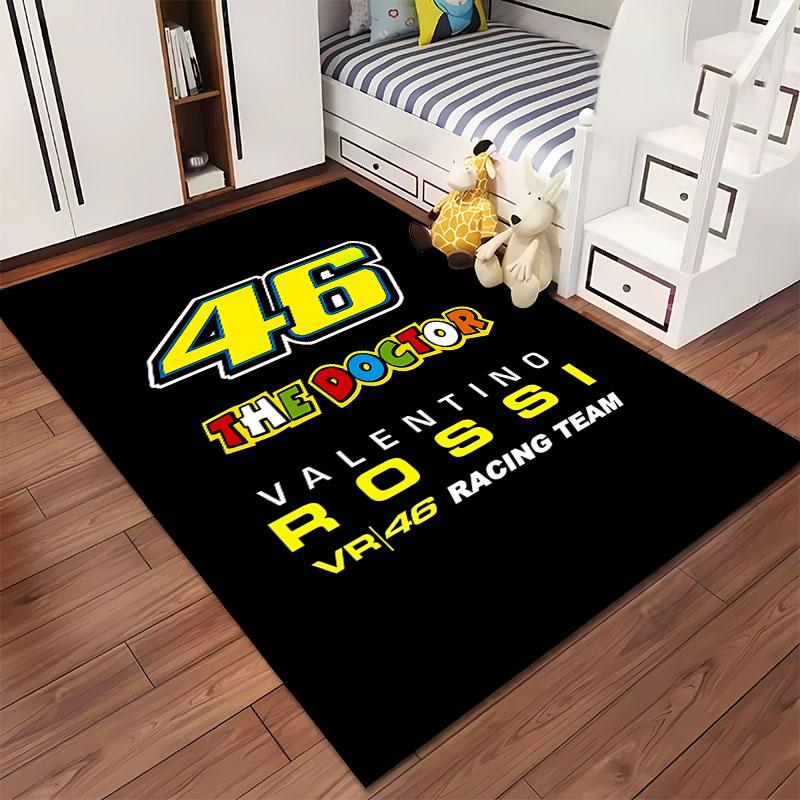 Valentino Rossi Racing Logo Carpet Suitable As a Non-slip Mat for the Living Room or Bedroom Sofa