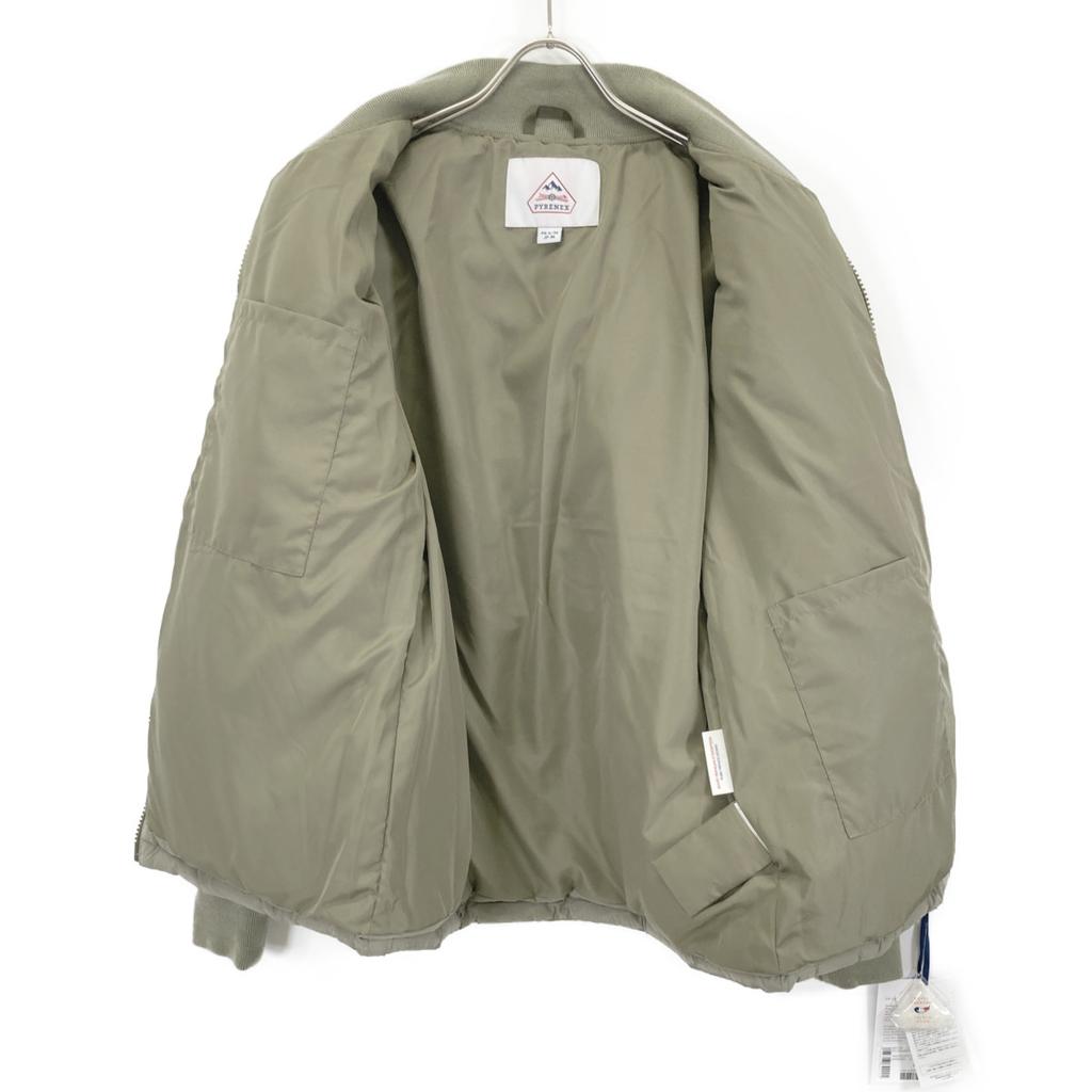 Pyrenex HMU022 Beige/Khaki ARIES Quilted Bonnet Down Jacket Jacket M khakiUsed