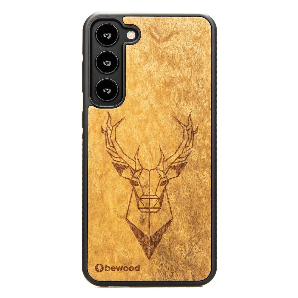 Bewood Wooden Case for Samsung Galaxy S23 Plus Deer Imbuia